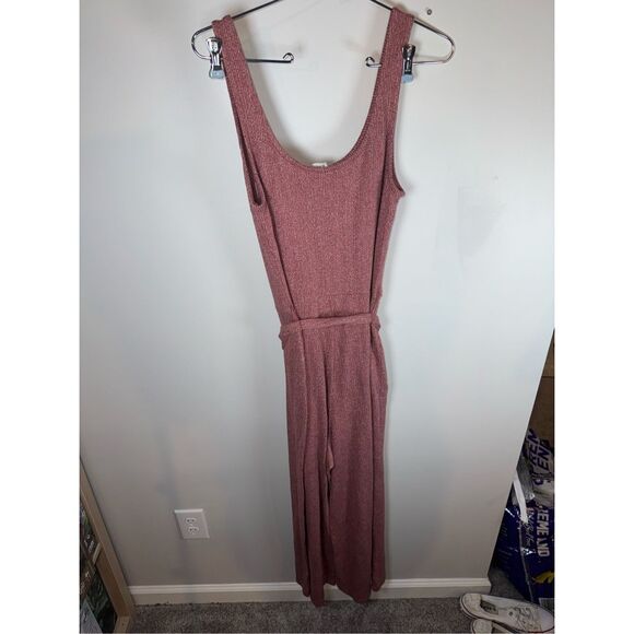 NWT Gap mauve, terracotta, wide leg, tank, jumpsuit Medium - Picture 6 of 6